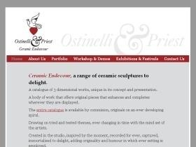 Ostinelli & Priest Website Screenshot